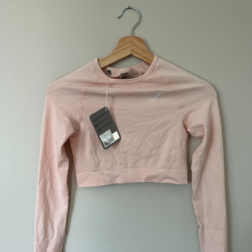 Size S Gymshark Vital Seamless Long Sleeve Crop